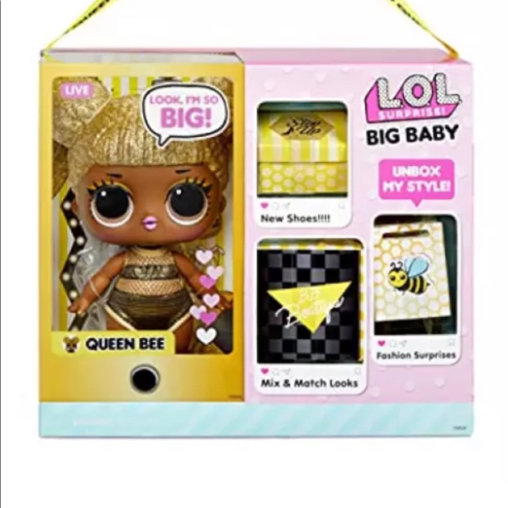 LOL Surprise Big Baby Queen Bee - 11" Large Baby Doll New In Box